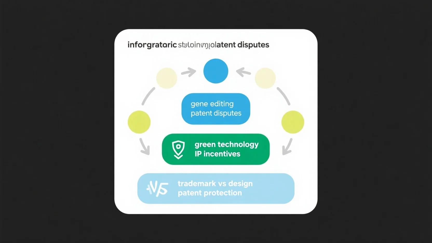 Gene Editing Patent Disputes, Green Technology IP Incentives, and Trademark vs Design Patent Protection: A Comprehensive Analysis
